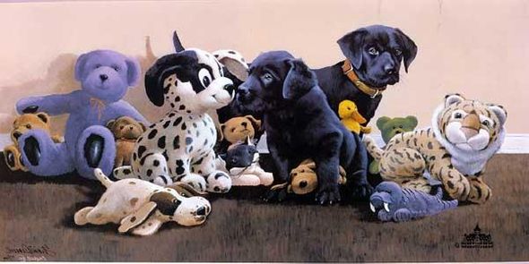 Phillip Crowe Limited Edition Paper Print : " Our Gang "