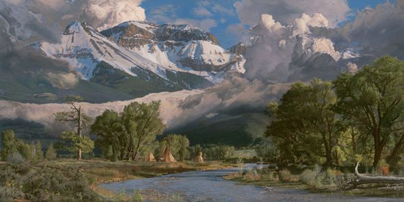 Phillip Philbeck Artist Hand Signed Limited Edition Giclee on Paper and Canvas:"In the San Juan Mountains"