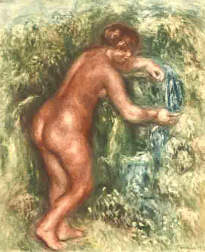 Pierre Auguste Renoir Estate Etching:"Femme Nues Essuyant"