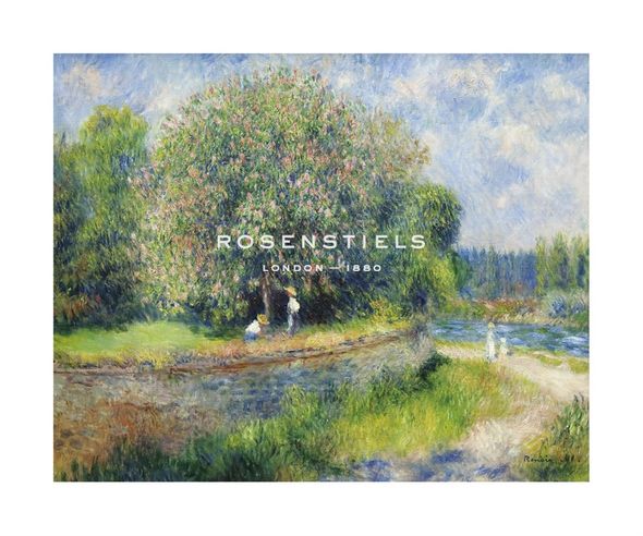 Pierre Auguste Renoir Hand Numbered Limited Edition Print on Paper :"Chestnut Trees in Bloom"