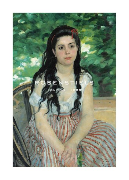 Pierre Auguste Renoir Hand Numbered Limited Edition Print on Paper :"En Ete (La Bohemienne), 1868"