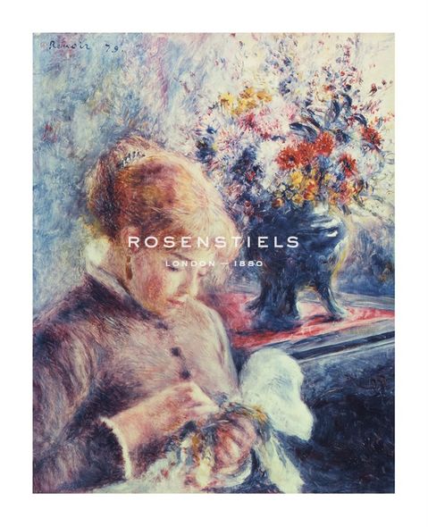 Pierre Auguste Renoir Hand Numbered Limited Edition Print on Paper :"Girl and Petit Point"