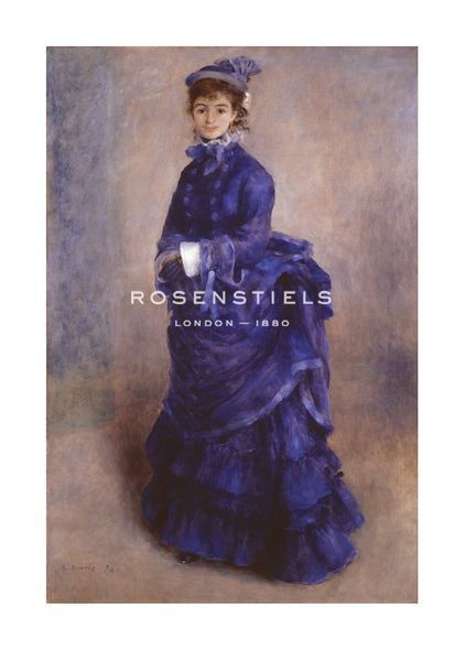 Pierre Auguste Renoir Hand Numbered Limited Edition Print on Paper :"La Parisienne"