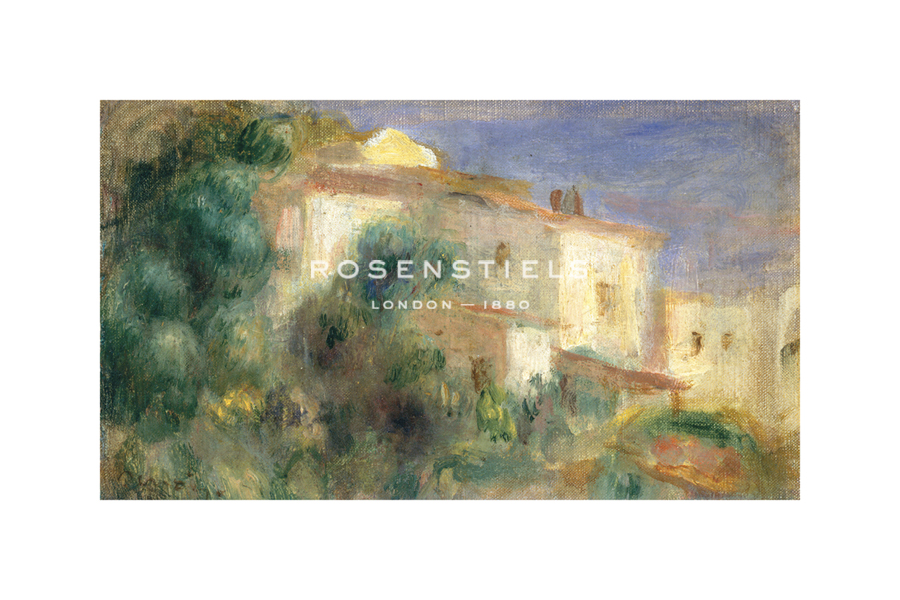 Pierre Auguste Renoir Hand Numbered Limited Edition Print on Paper :"Maison de la Poste, Cagnes"