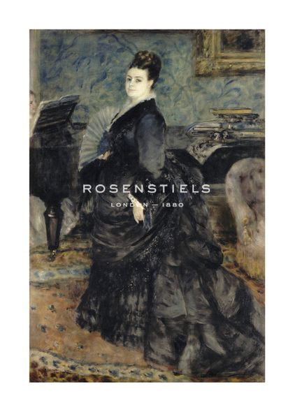 Pierre Auguste Renoir Hand Numbered Limited Edition Print on Paper :"Portrait of a Woman (mme. Georges Hartmann)"