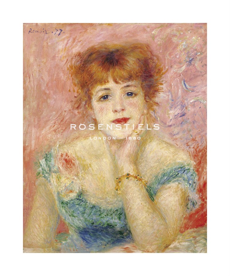 Pierre Auguste Renoir Hand Numbered Limited Edition Print on Paper :"Portrait of the Actress Jeanne Samary"