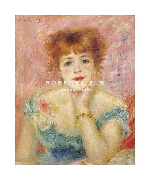 Pierre Auguste Renoir Hand Numbered Limited Edition Print on Paper :"Portrait of the Actress Jeanne Samary"