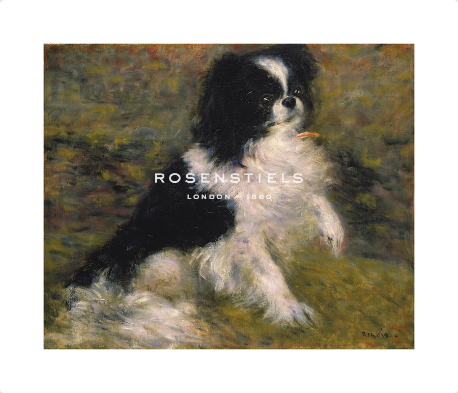 Pierre Auguste Renoir Hand Numbered Limited Edition Print on Paper :"Tama, The Japanese Dog"