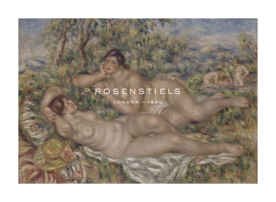 Pierre Auguste Renoir Hand Numbered Limited Edition Print on Paper :"The Bathers"