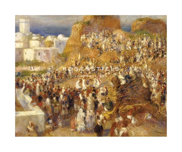 Pierre Auguste Renoir Hand Numbered Limited Edition Print on Paper :"The Mosque"