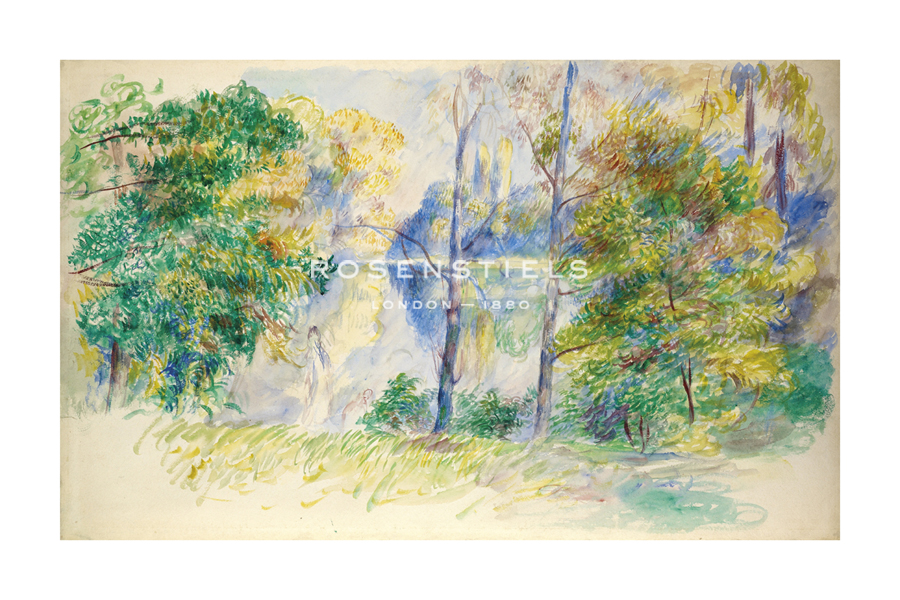 Pierre Auguste Renoir Hand Numbered Limited Edition Print on Paper :"View of a Park"