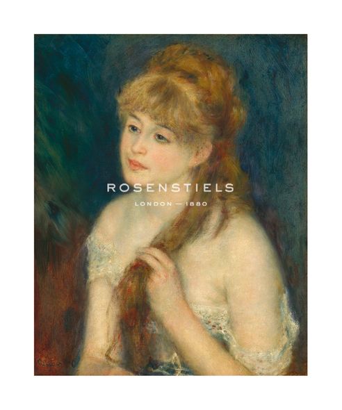 Pierre Auguste Renoir Hand Numbered Limited Edition Print on Paper :"Young Woman Braiding Her Hair"