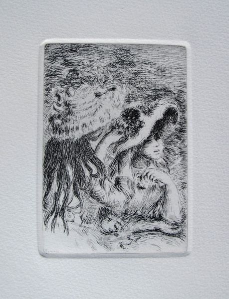 Pierre Auguste Renoir Restrike Etching:"Le Chapeau Epingle"