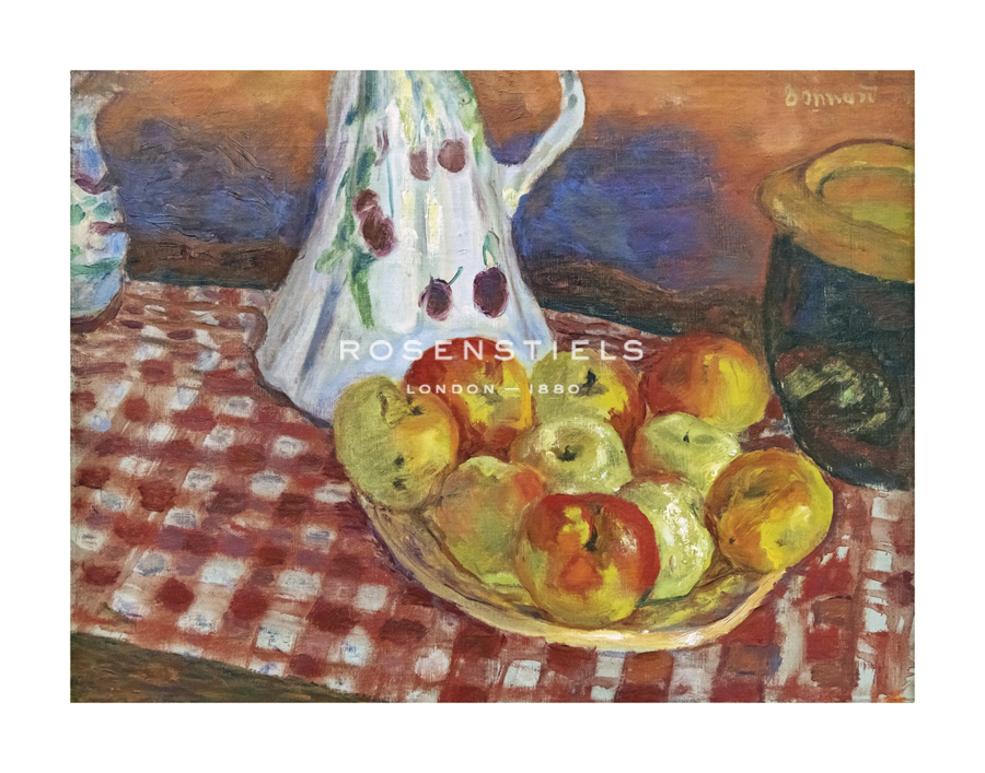 Pierre Bonnard Hand Numbered Limited Edition Print on Paper :"Les Pommes Rouges Et Jaunes"
