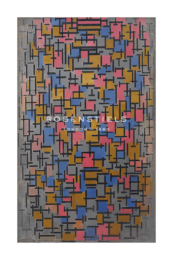 Piet Mondrian Hand Numbered Limited Edition Print on Paper :"Composition"