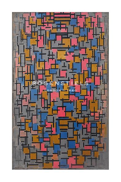 Piet Mondrian Hand Numbered Limited Edition Print on Paper :"Composition"