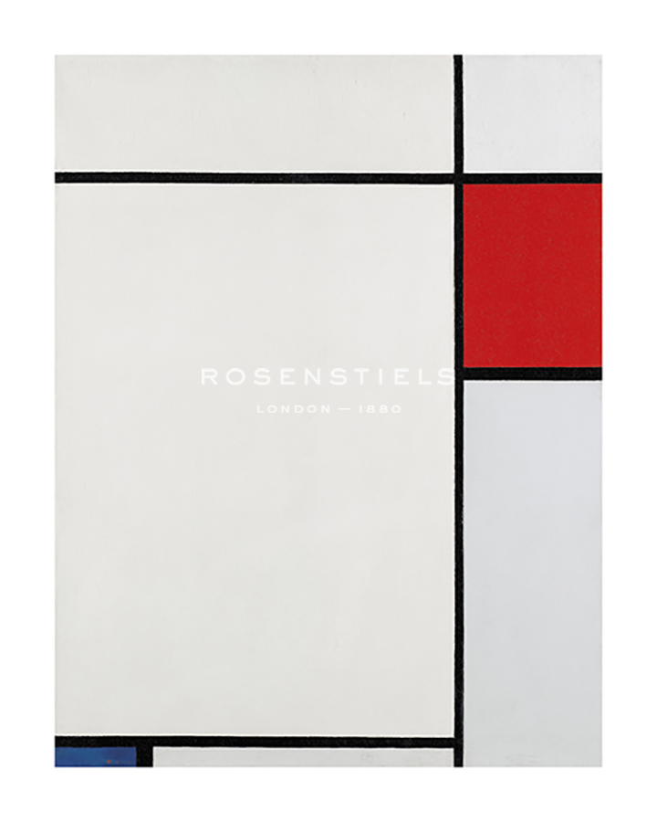 Piet Mondrian Hand Numbered Limited Edition Print on Paper :"Composition with Blue and Grey, 1927"