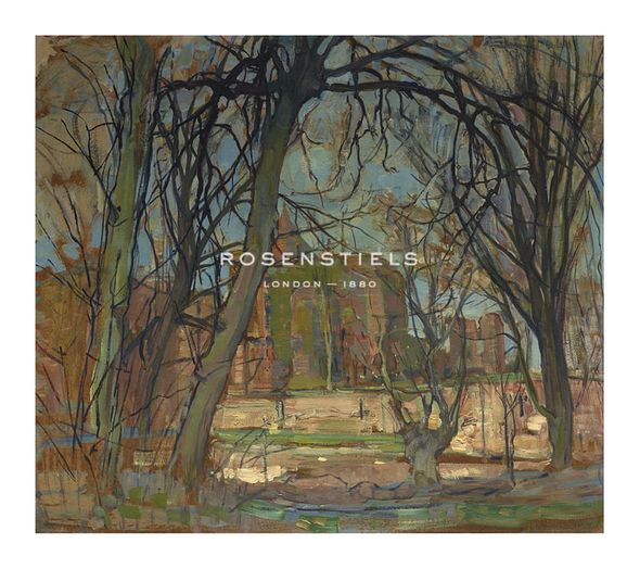 Piet Mondrian Hand Numbered Limited Edition Print on Paper :"Spring Sun (Lentezon), Castle Ruin, Brederode"