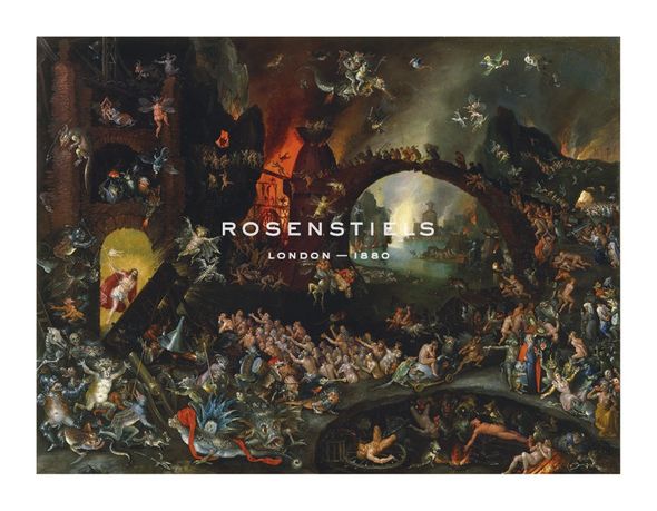 Pieter Bruegel the Elder Hand Numbered Limited Edition Print on Paper :"Christ in Limbo, 1593"