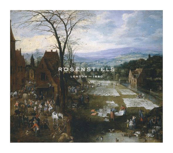 Pieter Bruegel the Elder Hand Numbered Limited Edition Print on Paper :"Flemish Market and Washing Place"