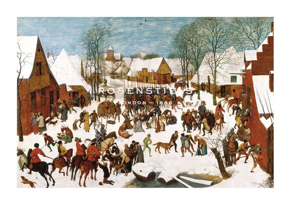 Pieter Bruegel the Elder Hand Numbered Limited Edition Print on Paper :"Massacre of the Innocents"