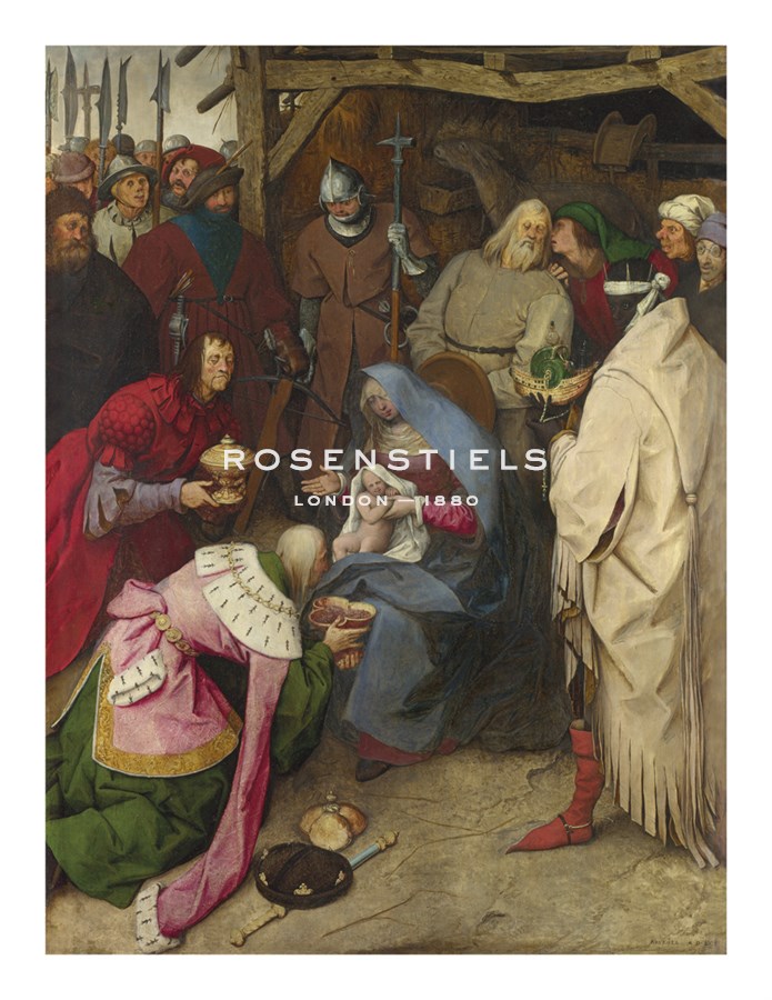 Pieter Bruegel the Elder Hand Numbered Limited Edition Print on Paper :"The Adoration of the Kings"
