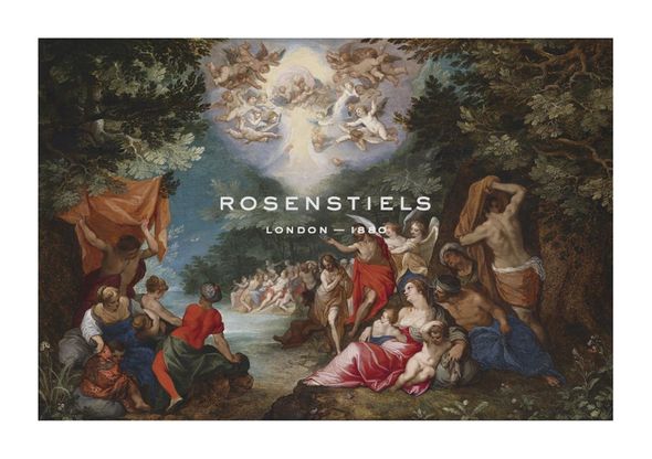 Pieter Bruegel the Elder Hand Numbered Limited Edition Print on Paper :"The Baptism of Christ in the River Jordan"