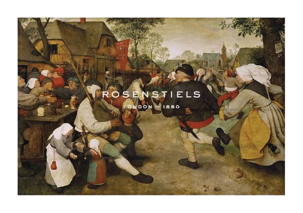 Pieter Bruegel the Elder Hand Numbered Limited Edition Print on Paper :"The Peasant Dance"