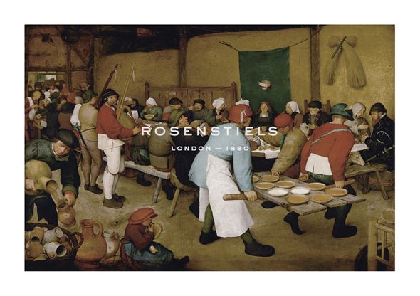 Pieter Bruegel the Elder Hand Numbered Limited Edition Print on Paper :"The Peasant Wedding"