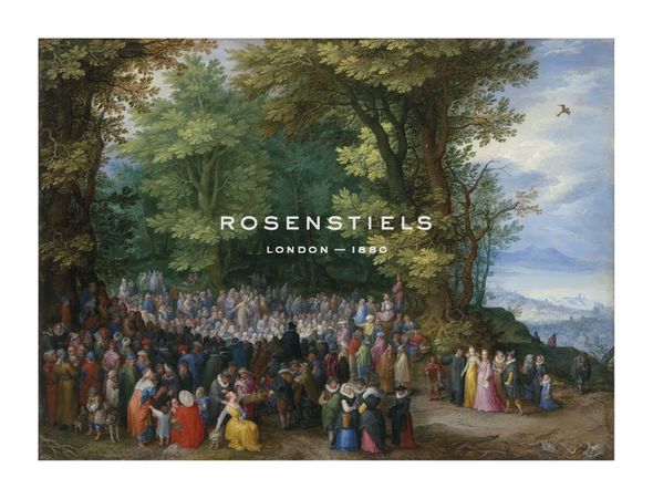Pieter Bruegel the Elder Hand Numbered Limited Edition Print on Paper :"The Sermon on the Mount"