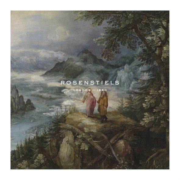 Pieter Bruegel the Elder Hand Numbered Limited Edition Print on Paper :"Wide Mountain Landscape with the Temptation of Christ"