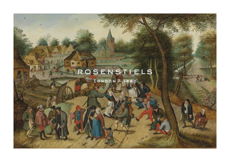 Pieter Brueghel the Younger Hand Numbered Limited Edition Print on Paper :"Return from the Kermesse"