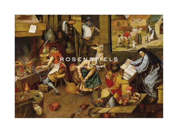 Pieter Brueghel the Younger Hand Numbered Limited Edition Print on Paper :"The Alchemist"