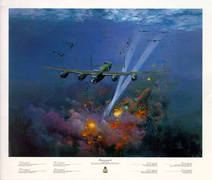 Frank Wooten Counter Signed Limited Edition Print :"Peenemunde"