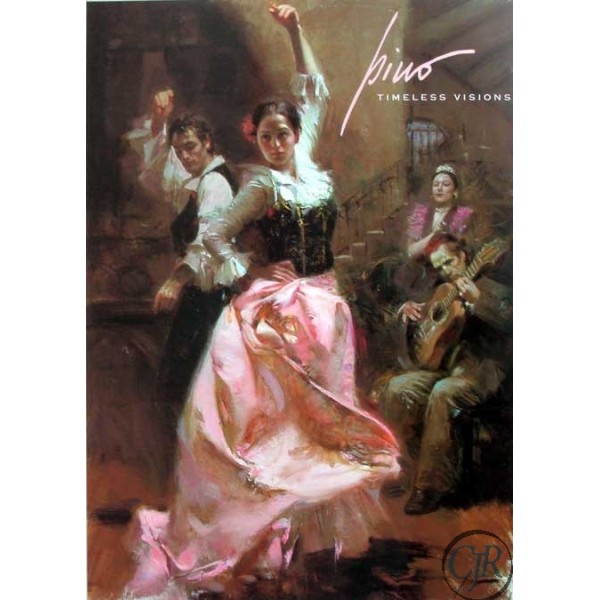 Pino Daeni Hand Signed Hard Cover Book:"Timeless Visions"
