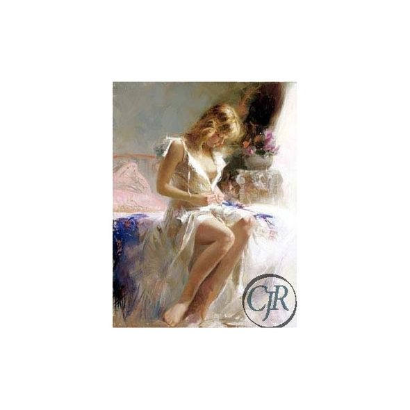 Pino Daeni Limited Edition Giclee on Canvas:"Early Morning"