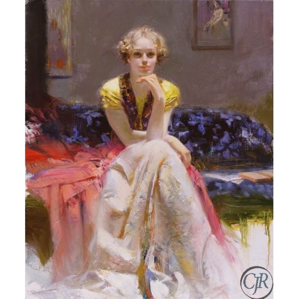 Pino Daeni Limited Edition Giclee on Canvas:"Enchantment"