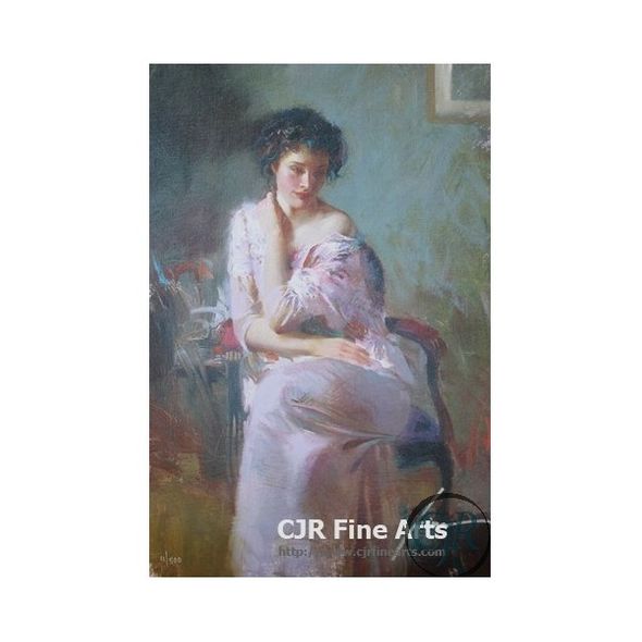 Pino Daeni Limited Edition Giclee on Canvas:"Sublime Beauty"