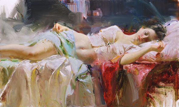 Pino Handsigned & Numbered Giclee on Canvas:"Everlasting Beauty"