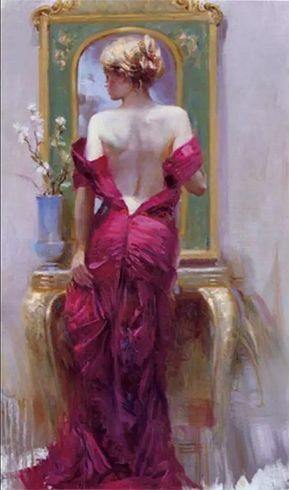 Pino Handsigned & Numbered Limited Edition Canvas Giclee:"Elegant Seduction"