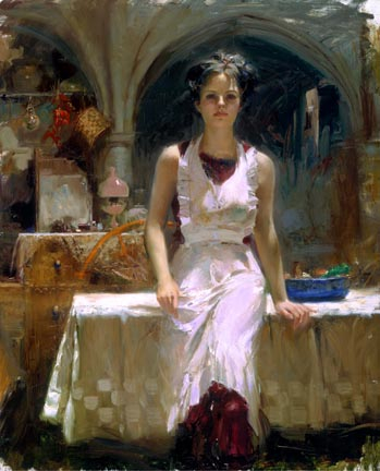 Pino Limited Edition Canvas Giclee:"Deborah Revisited"