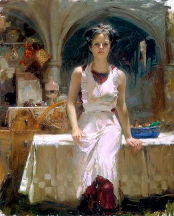 Pino Limited Edition Canvas Giclee:"Deborah Revisited"