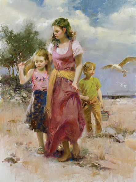 Pino Limited Edition Canvas Giclee:"Sea Spray"