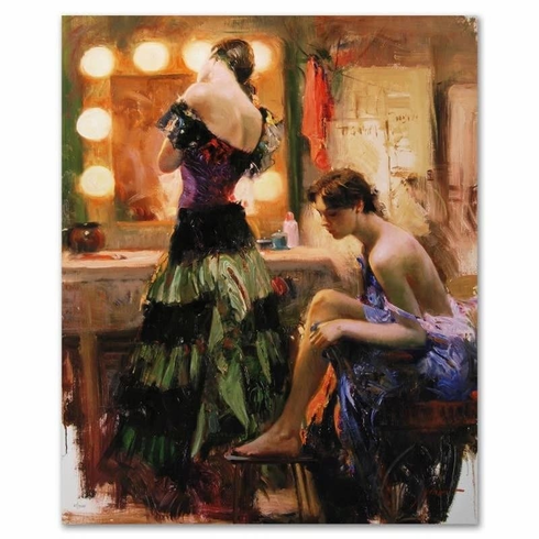 Pino Signed 44x36 Limited Edition Canvas Giclee: "ALMOST READY" Pino Signed 44x36 Limited Edition Canvas Giclee: "ALMOST READY"
