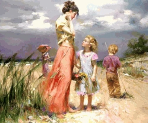 Pino Signed Limited Edition 30x36 Canvas Giclee: "Remember When" Pino Signed Limited Edition 30x36 Canvas Giclee: "Remember When"