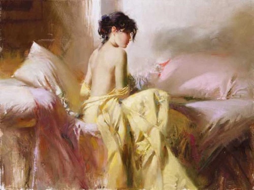 Pino Signed Limited Edition 30x40 Embellished Canvas Giclee: "ROYAL BEAUTY"