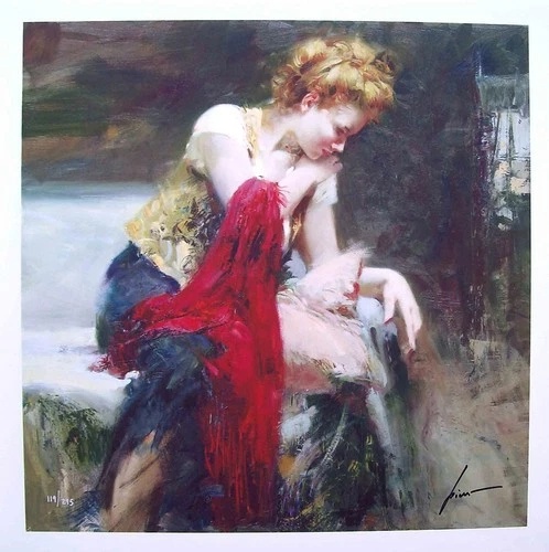 Pino Signed Limited Edition Canvas Giclee: "Anticipation"