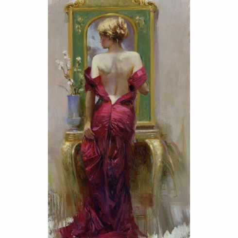 Pino Signed Limited Edition Canvas Giclee: "Elegant Seduction" Pino Signed Limited Edition Canvas Giclee: "Elegant Seduction"