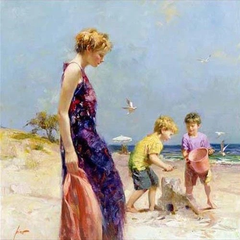 Pino Signed Limited Edition Canvas Giclee: "Good Ole Days" Pino Signed Limited Edition Canvas Giclee: "Good Ole Days"