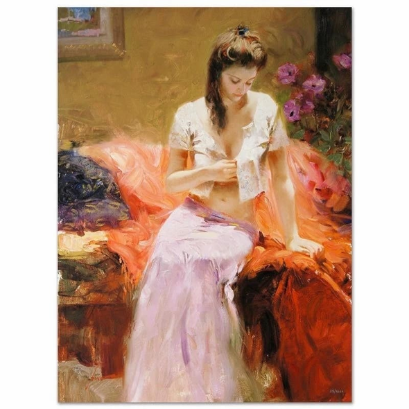 Pino Signed Limited Edition Canvas Giclee: "INTO THE NIGHT"